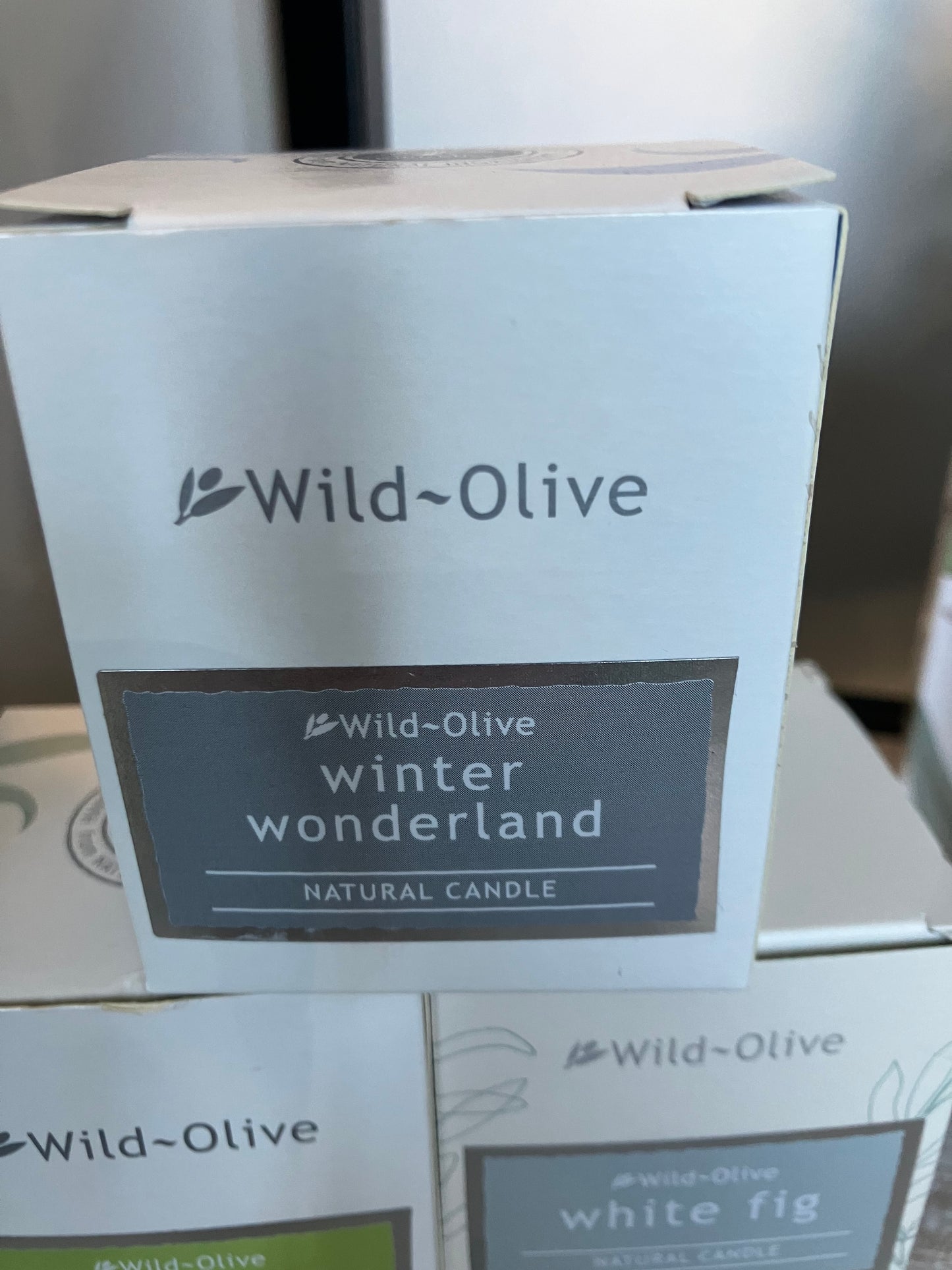 Wild Olive small glass candle