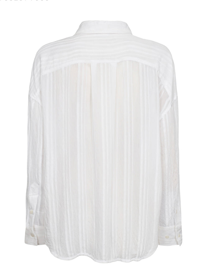 Numph Nuhalston shirt in bright white