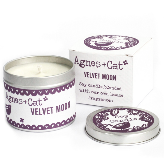 Agnes & Cat Soy wax tinned candle