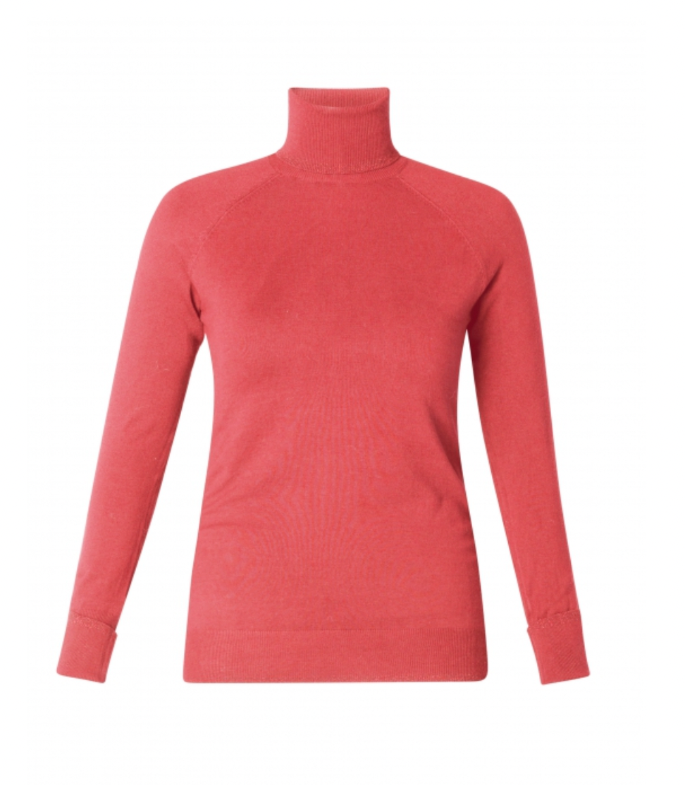 Yest Ojasvini polo neck in brick red