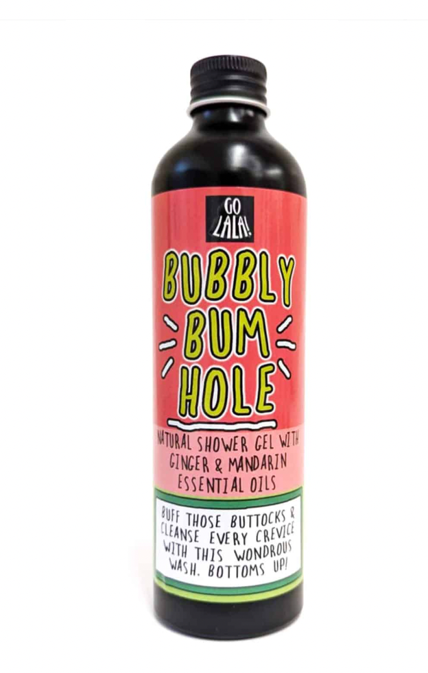 Go La La shower gel - 'bubbly bum hole'