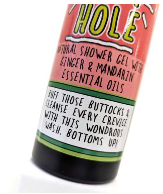 Go La La shower gel - 'bubbly bum hole'