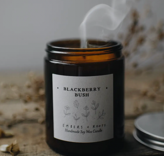 Embers & Roots Blackberry Bush soy candle