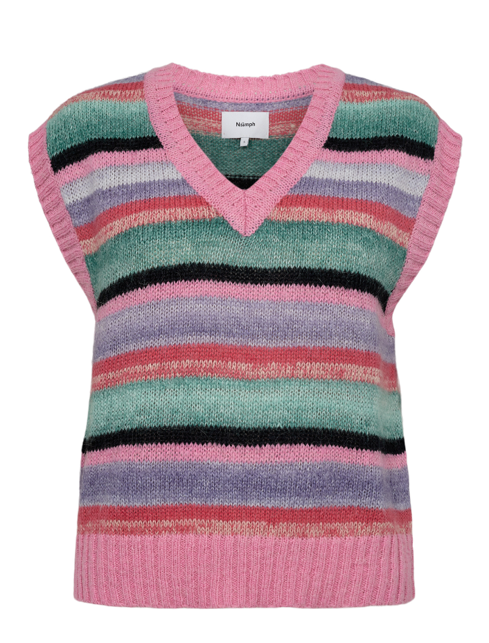 Numph Nuelin striped vest knit - coming soon!