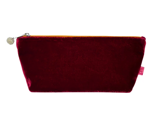 Lua long velvet cosmetic purse