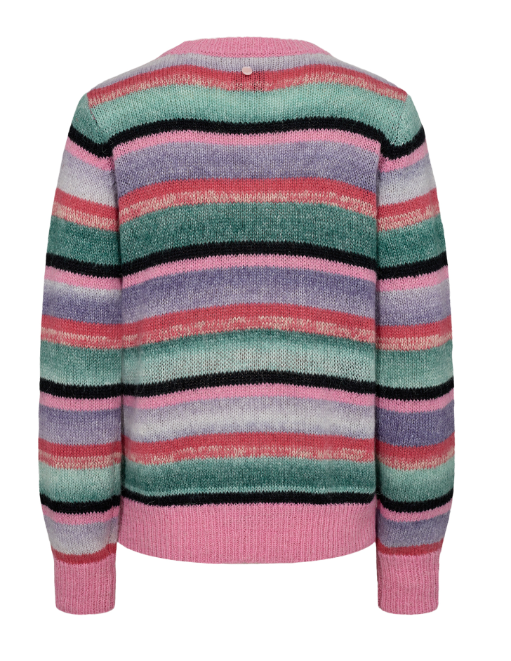 Numph Nuelin sweater in pink cosmos stripe - coming soon!