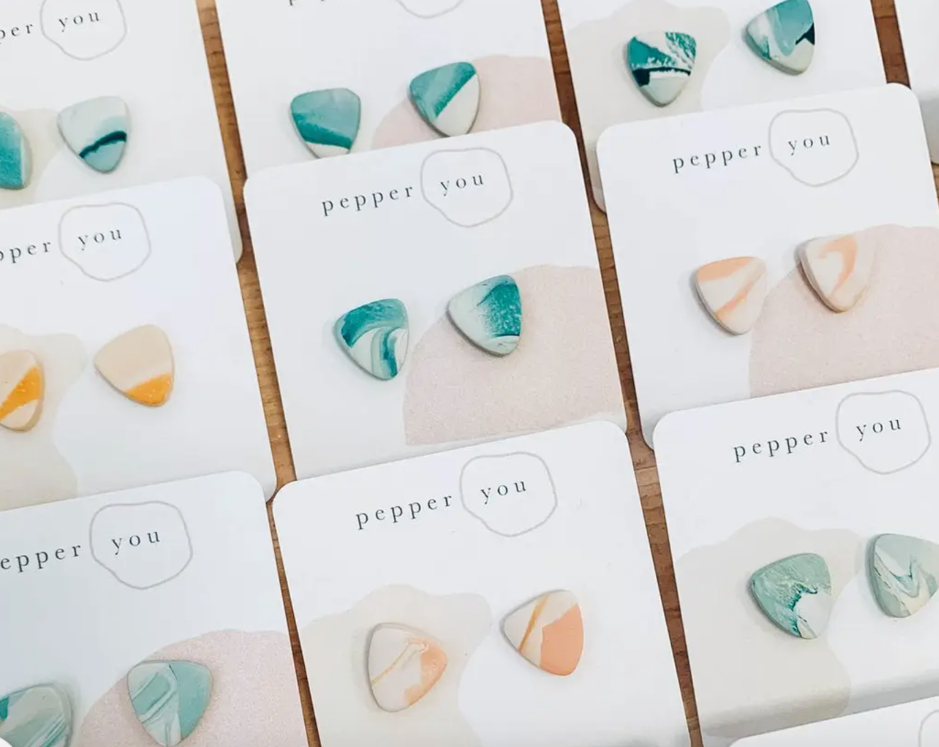 Pepper You Pebble Stud earrings