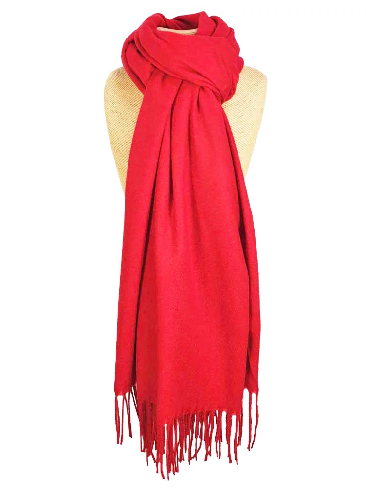 Lua thick plain scarf - various colours