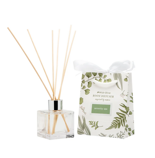 Wild Olive serenity spa diffuser and reeds