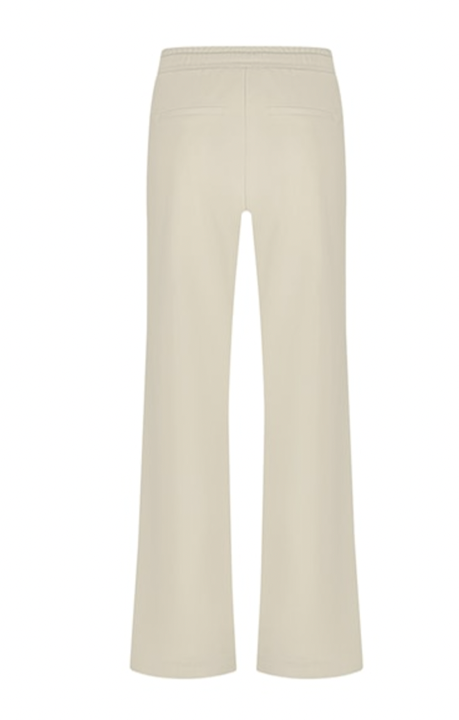 Red Button Colette cream punta sidetape trousers