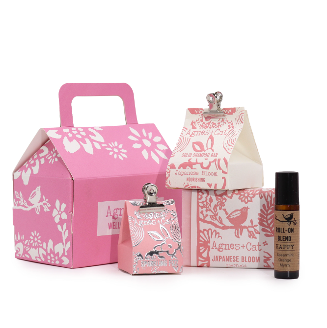 Agnes & Cat wellness gift set - bloom & bliss