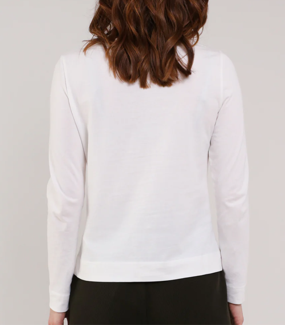 Nomads GOTS long sleeved top in ivory