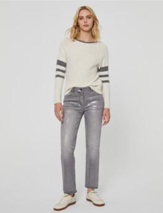 Paz Torras silver sheen jeans - last pair!