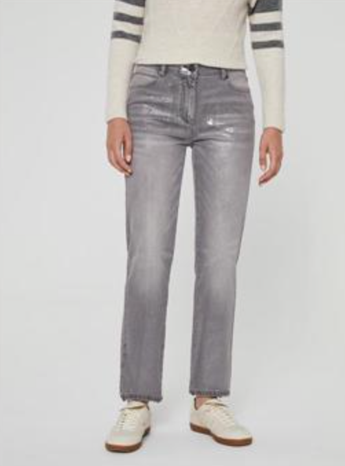 Paz Torras silver sheen jeans - last pair!