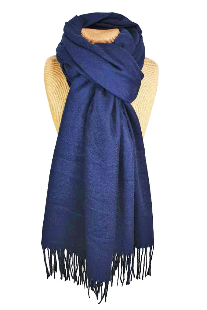 Lua thick plain scarf - various colours