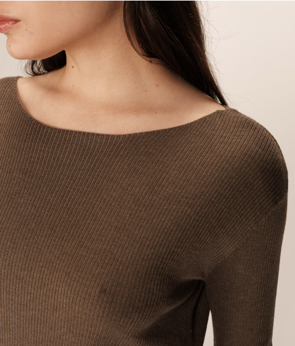 Grace & Mila Palmer boatneck sweater with side ties