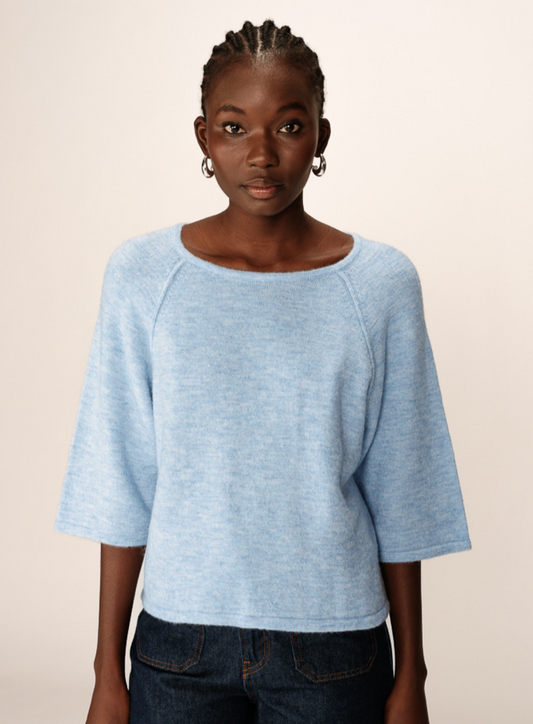 Grace & Mila Paco sweater in sky blue