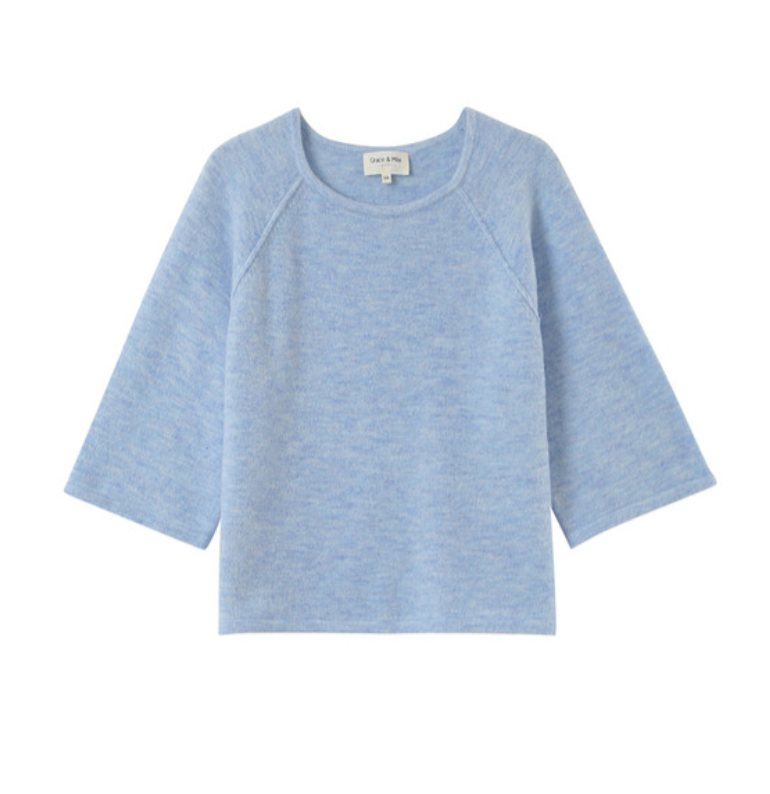 Grace & Mila Paco sweater in sky blue